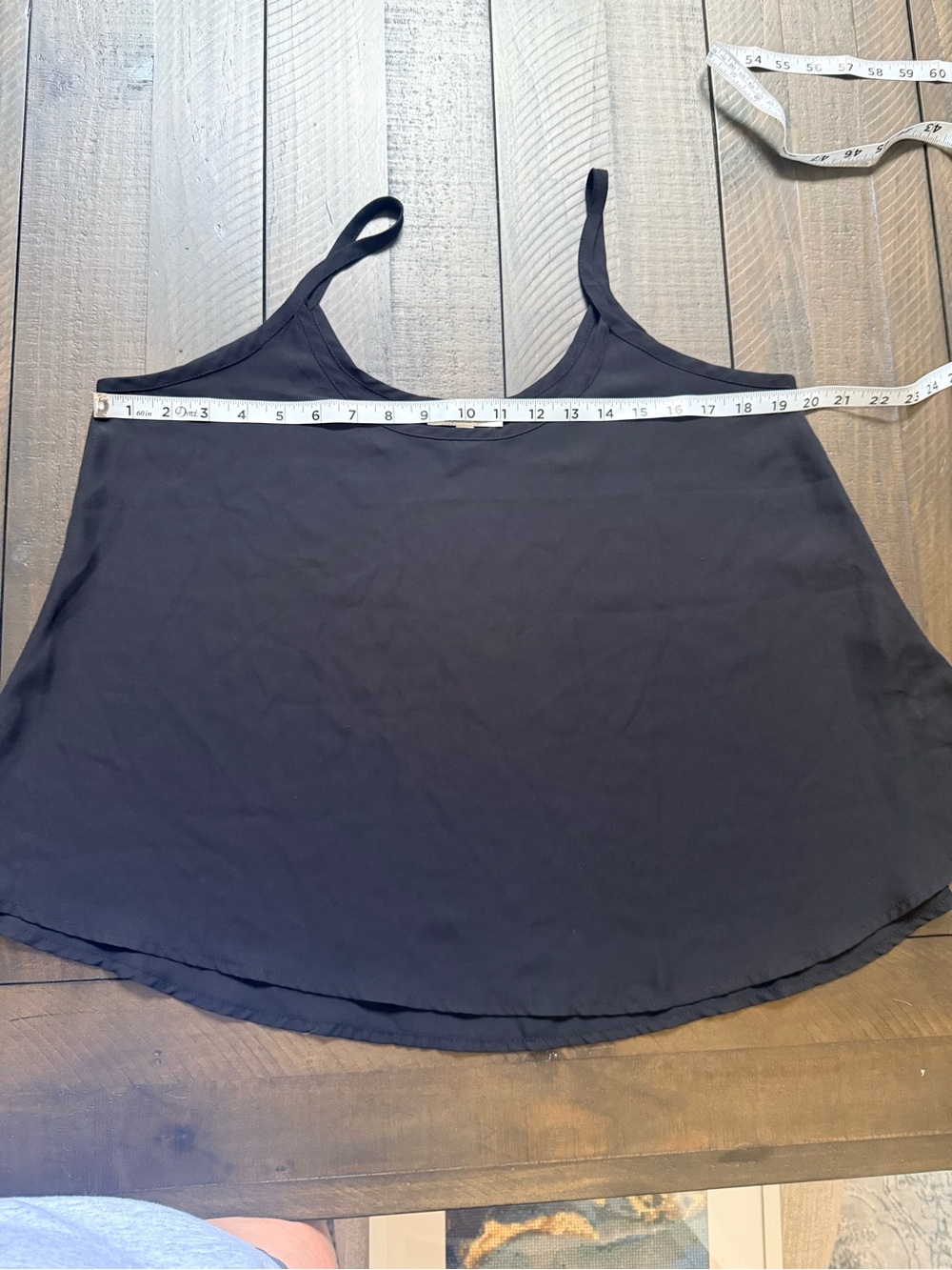 Active USA Black Spaghetti Strap Camisole